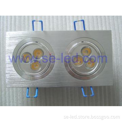 6Watt 220V Pure White LED Ceiling Lamp